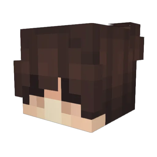 adeb_ Minecraft avatar head, 3D render