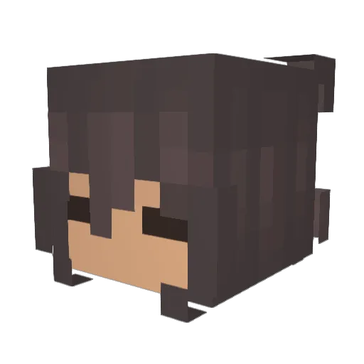 adeedee1 Minecraft avatar head, 3D render