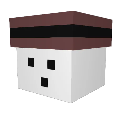 adel7179 Minecraft avatar head, 3D render
