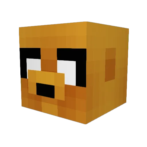 aden4you Minecraft avatar head, 3D render