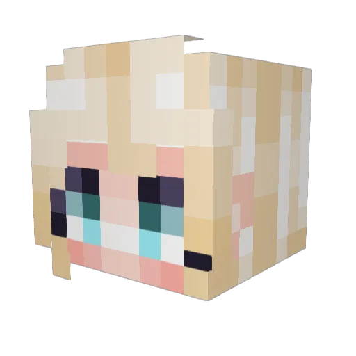 adey67 Minecraft avatar head, 3D render