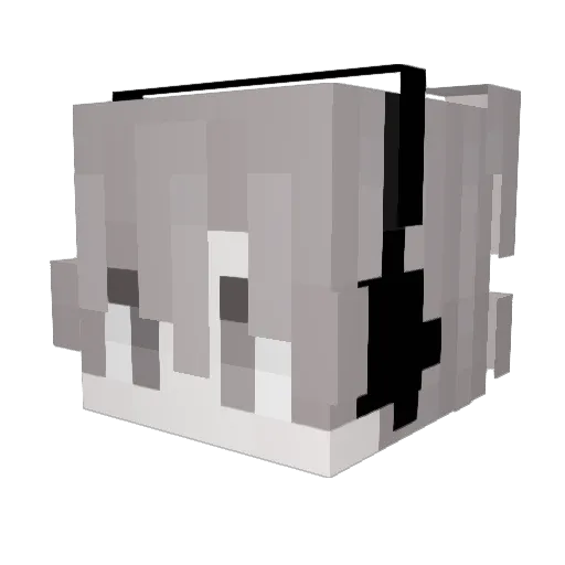 adgsgjhg Minecraft avatar head, 3D render