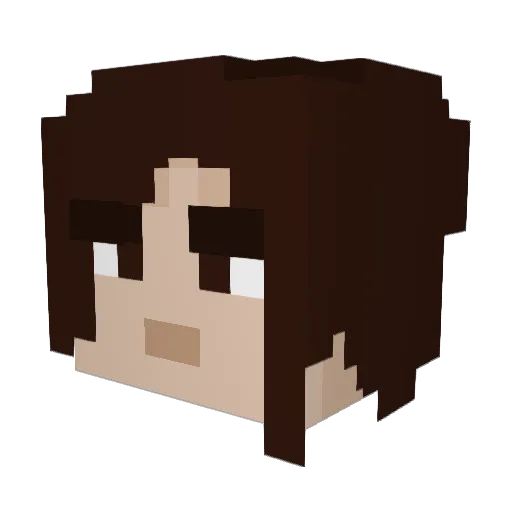adgy28 Minecraft avatar head, 3D render