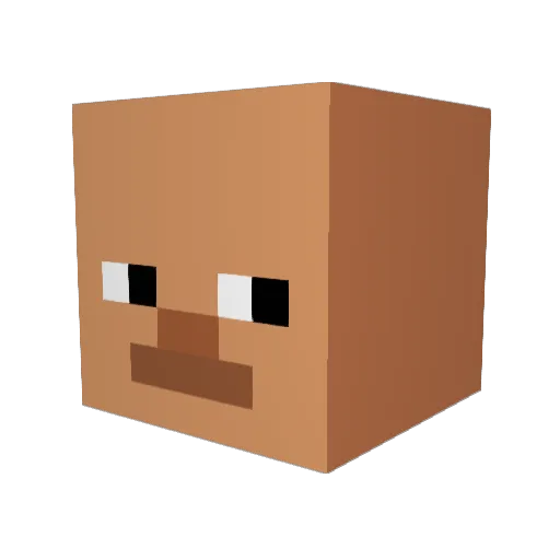 adi1711 Minecraft avatar head, 3D render
