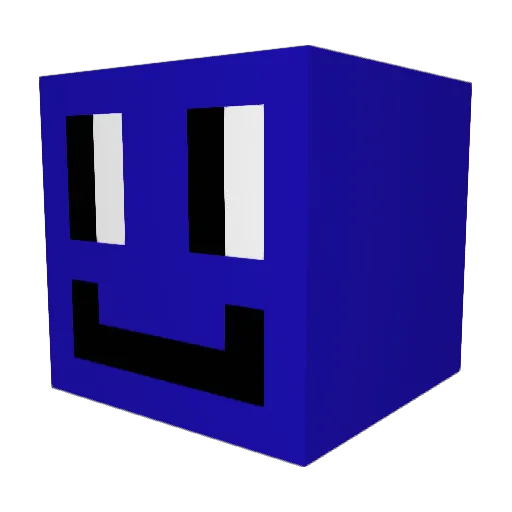 adilete Minecraft avatar head, 3D render