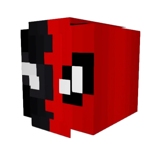 adinimo Minecraft avatar head, 3D render