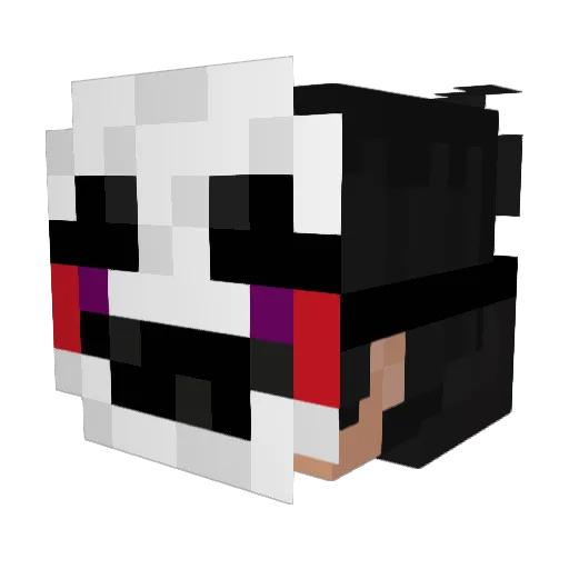 adishv Minecraft avatar head, 3D render