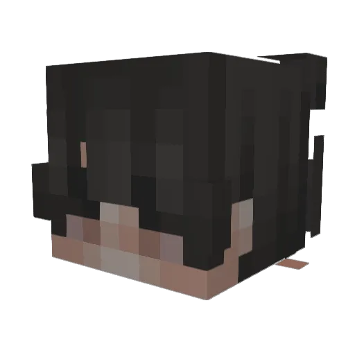 adisiu Minecraft avatar head, 3D render