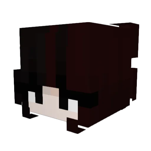 adiszu Minecraft avatar head, 3D render