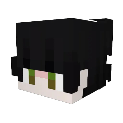 adityakh Minecraft avatar head, 3D render