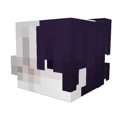 adivinha Minecraft avatar head, 3D render