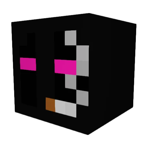 adix_2013 Minecraft avatar head, 3D render