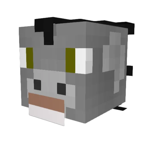 adiyamann Minecraft avatar head, 3D render