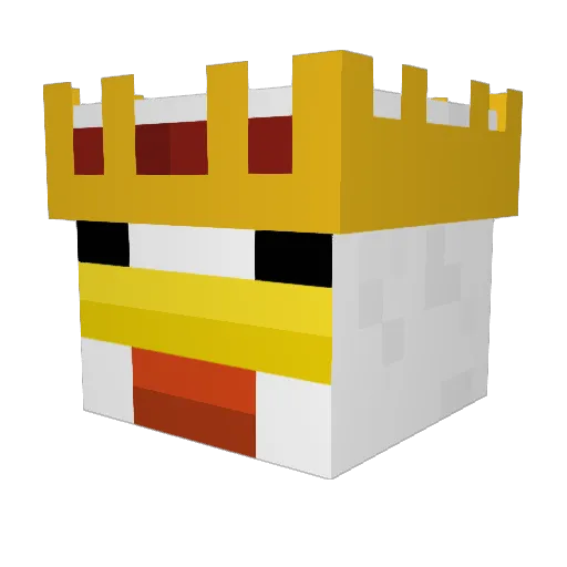 adje2011 Minecraft avatar head, 3D render