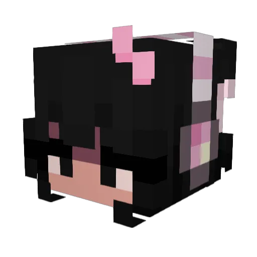 adlei Minecraft avatar head, 3D render