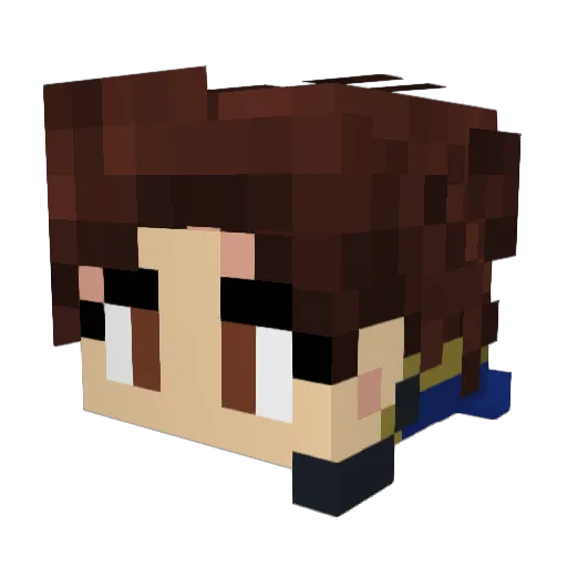 adlin845 Minecraft avatar head, 3D render