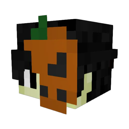 adluci Minecraft avatar head, 3D render