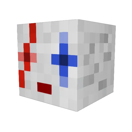 admin13_ Minecraft avatar head, 3D render