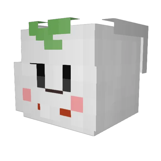 admin_AppStore Minecraft avatar head, 3D render