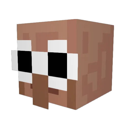 administrator800 Minecraft avatar head, 3D render