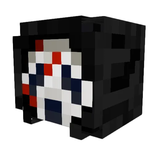admiredk Minecraft avatar head, 3D render