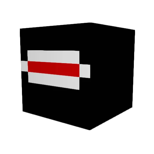 adnanaga Minecraft avatar head, 3D render