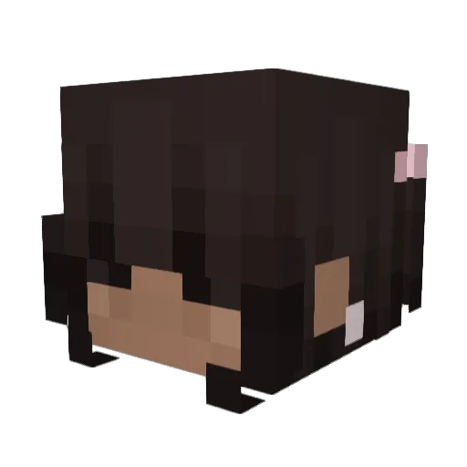 adnauseams Minecraft avatar head, 3D render