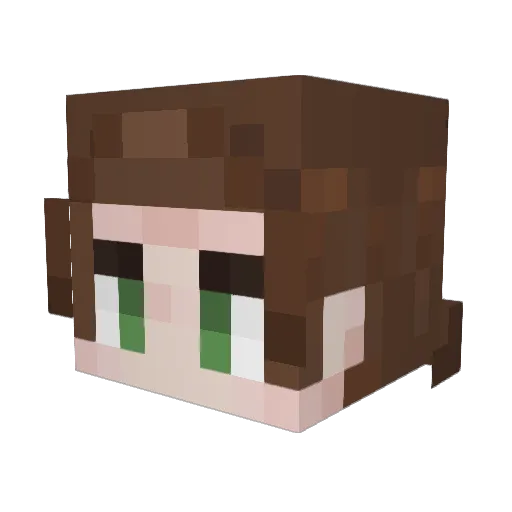 adog4644 Minecraft avatar head, 3D render