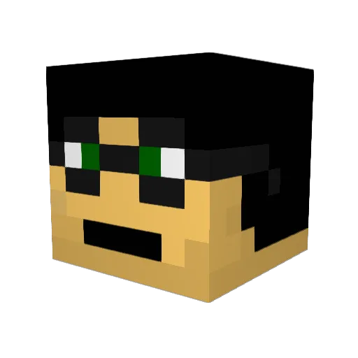 adog8396 Minecraft avatar head, 3D render