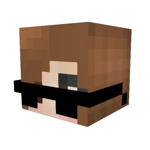 adonit_shoko Minecraft avatar head, 3D render