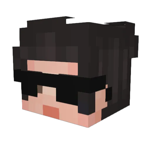 adoonissss Minecraft avatar head, 3D render