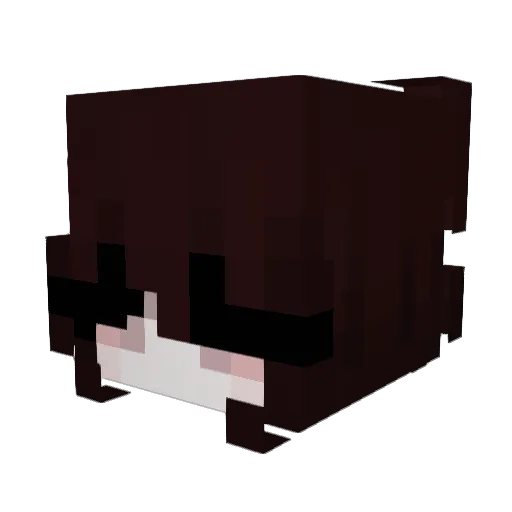 adorgenn Minecraft avatar head, 3D render