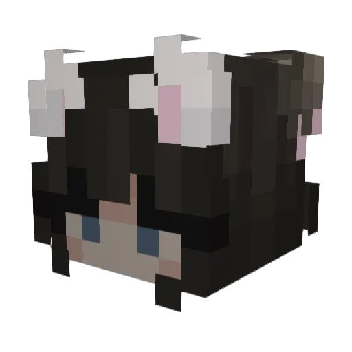 adorsaint Minecraft avatar head, 3D render