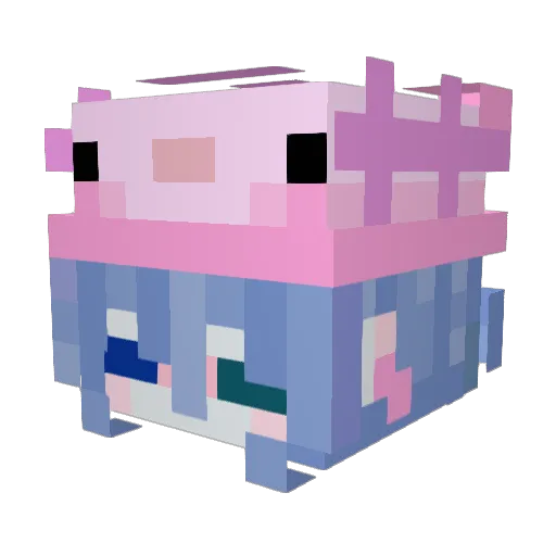 adr1km Minecraft avatar head, 3D render