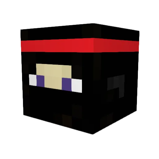 adr1vn Minecraft avatar head, 3D render