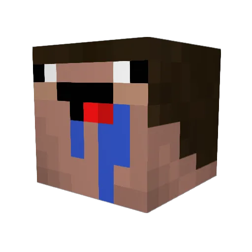 adr1x03 Minecraft avatar head, 3D render