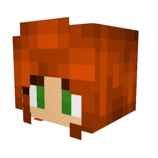 adrae02 Minecraft avatar head, 3D render