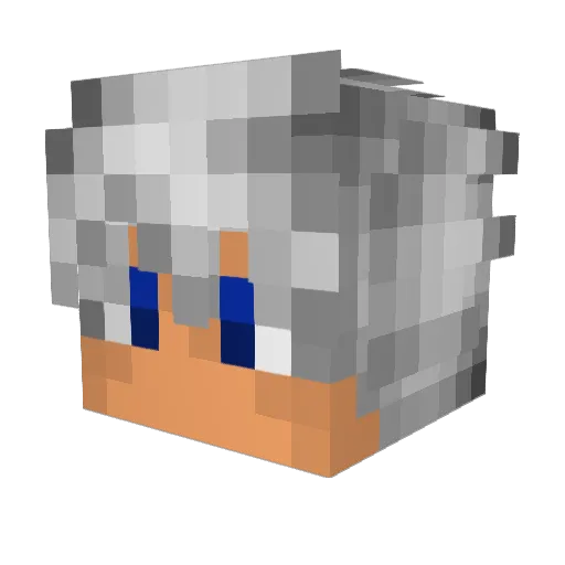 adri0717998 Minecraft avatar head, 3D render