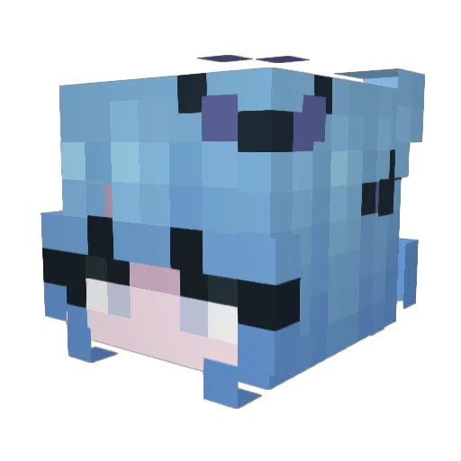 adrian12pl Minecraft avatar head, 3D render