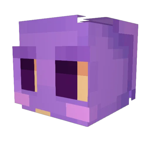 adrian7w7bv Minecraft avatar head, 3D render