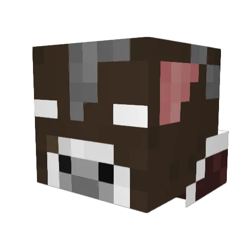 adrianalcaraz3 Minecraft avatar head, 3D render