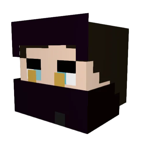 adrianemp Minecraft avatar head, 3D render