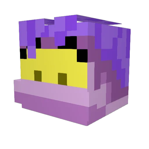 adrianheroe1000 Minecraft avatar head, 3D render
