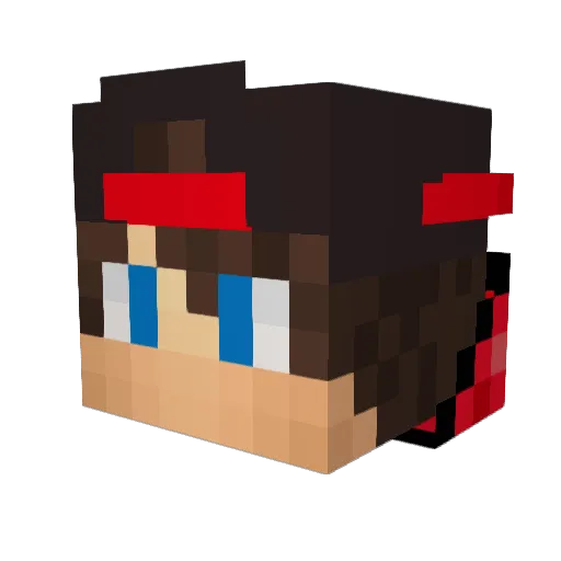 adrianslays Minecraft avatar head, 3D render