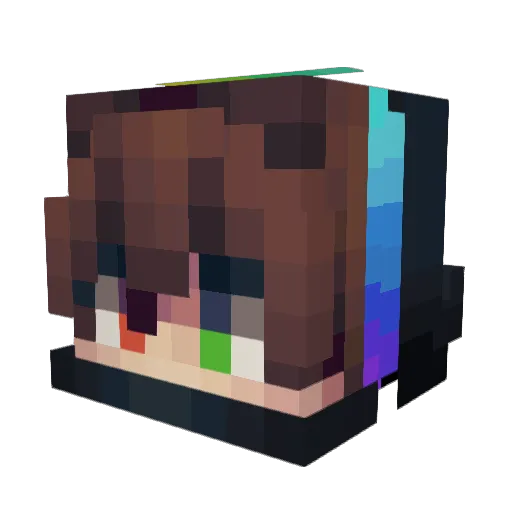 adriere12 Minecraft avatar head, 3D render