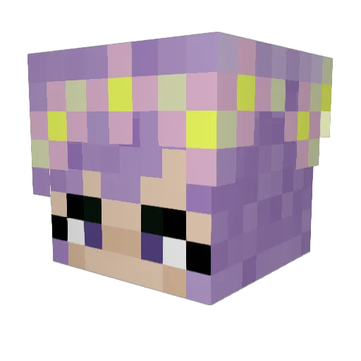 adriivaz Minecraft avatar head, 3D render