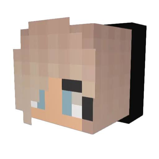 adrikb68 Minecraft avatar head, 3D render