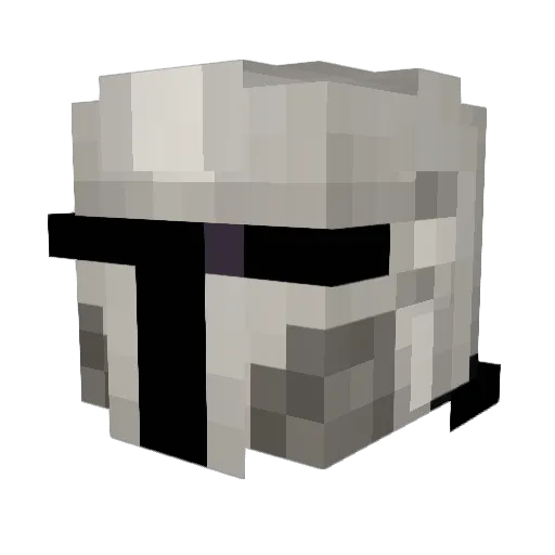adrixqwee1410 Minecraft avatar head, 3D render