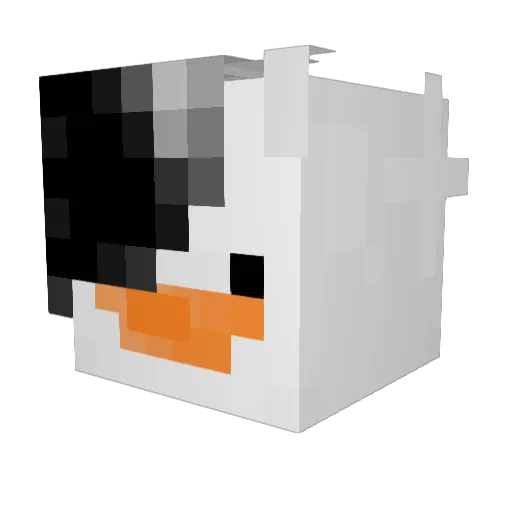 adrwbrwn Minecraft avatar head, 3D render