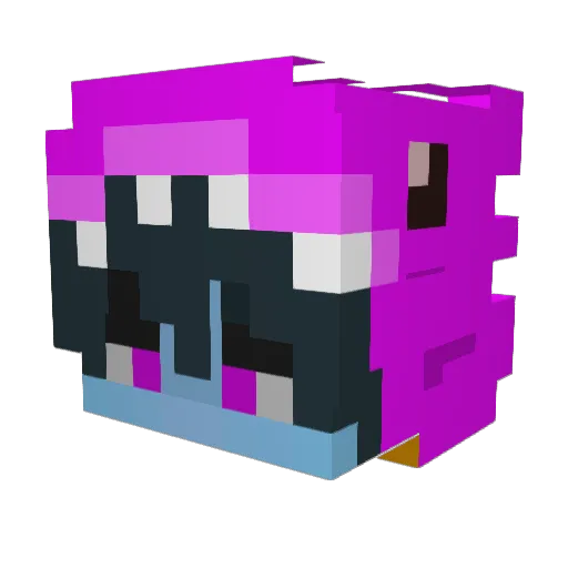 adspang Minecraft avatar head, 3D render